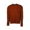 Brick Red - Front - Bella + Canvas Unisex Adult Fleece Drop Shoulder Sweatshirt