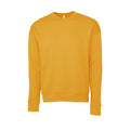 Heather Mustard - Front - Bella + Canvas Unisex Adult Fleece Drop Shoulder Sweatshirt