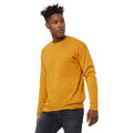 Heather Mustard - Side - Bella + Canvas Unisex Adult Fleece Drop Shoulder Sweatshirt