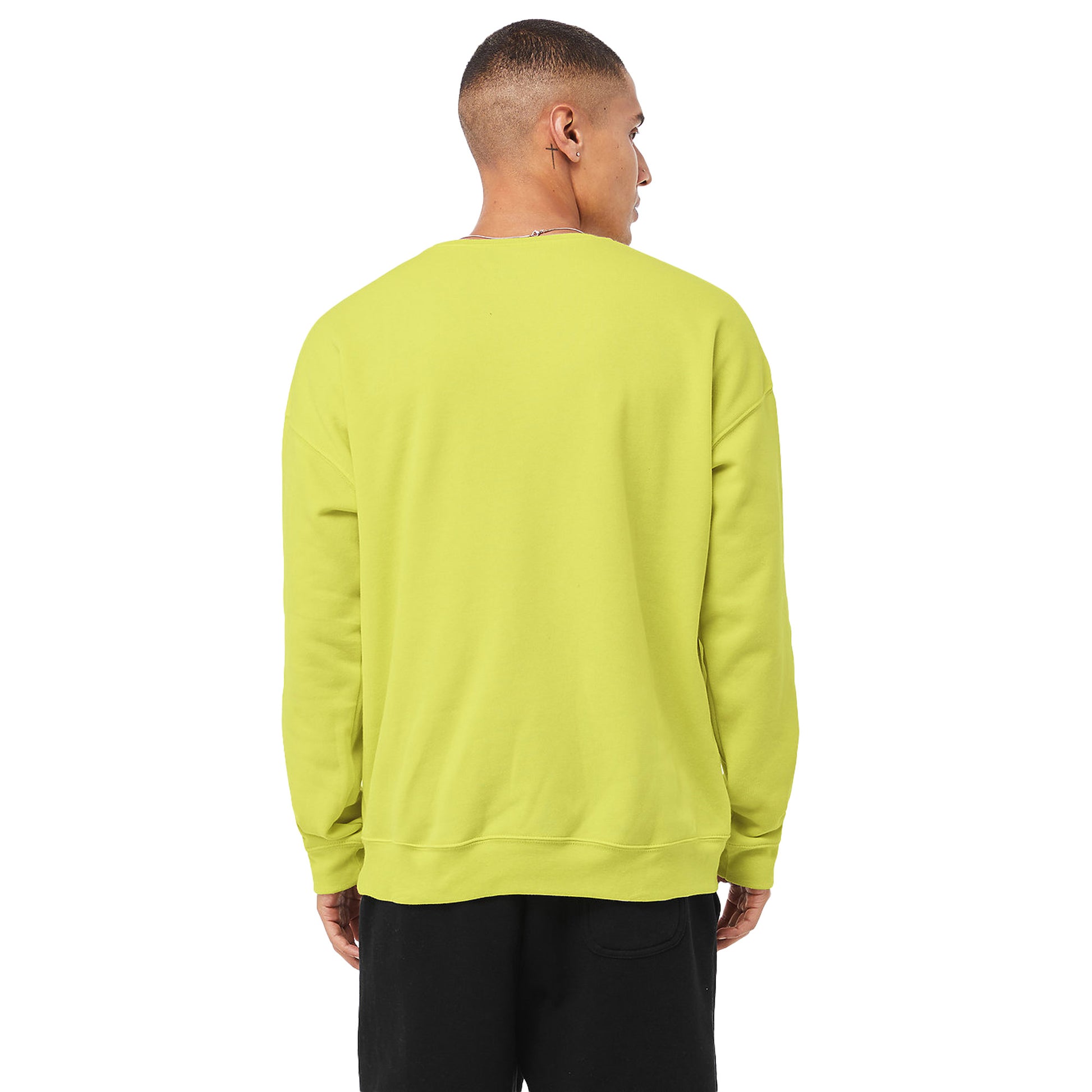 Strobe - Back - Bella + Canvas Unisex Adult Fleece Drop Shoulder Sweatshirt