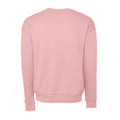 Pink - Back - Bella + Canvas Unisex Adult Fleece Drop Shoulder Sweatshirt