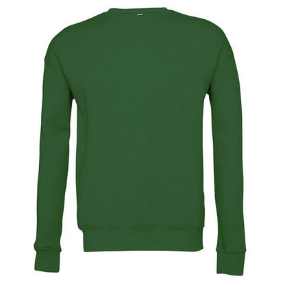 Kelly Green - Front - Bella + Canvas Unisex Adult Fleece Drop Shoulder Sweatshirt