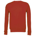 Red - Front - Bella + Canvas Unisex Adult Fleece Drop Shoulder Sweatshirt