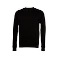 Black - Front - Bella + Canvas Unisex Adult Fleece Drop Shoulder Sweatshirt