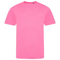 Electric Pink - Front - Awdis Unisex Adult Electric Tri-Blend T-Shirt