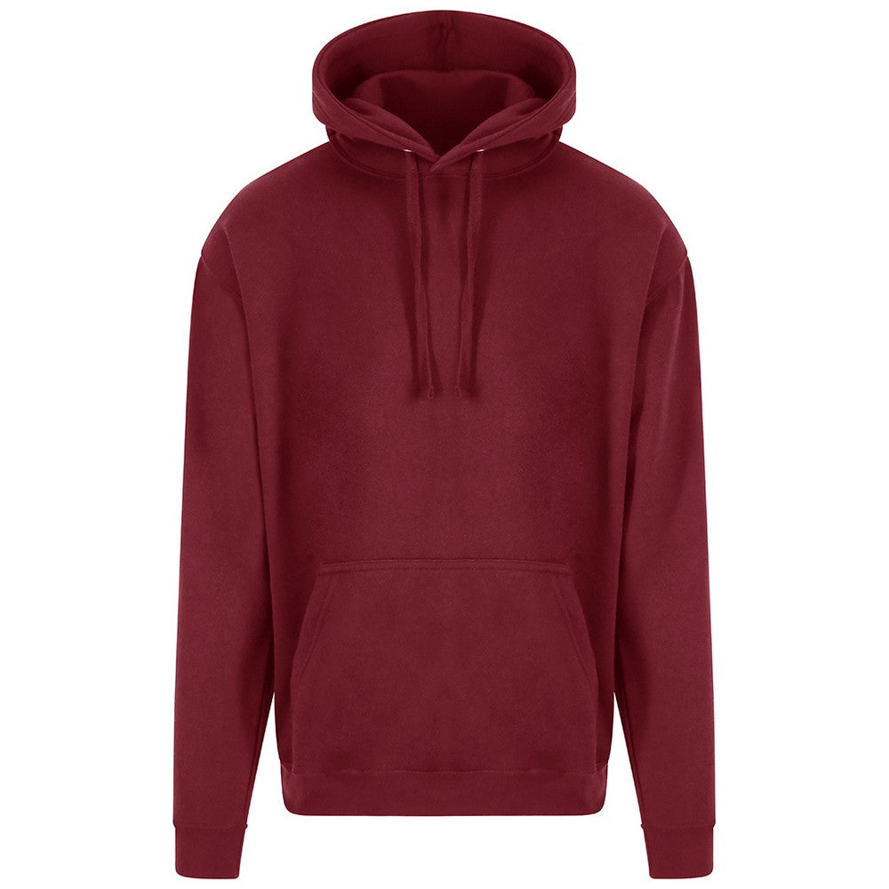 Burgundy - Front - PRO RTX Mens Hoodie