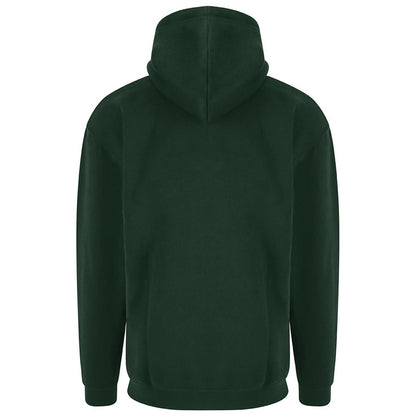 Bottle Green - Back - PRO RTX Mens Hoodie