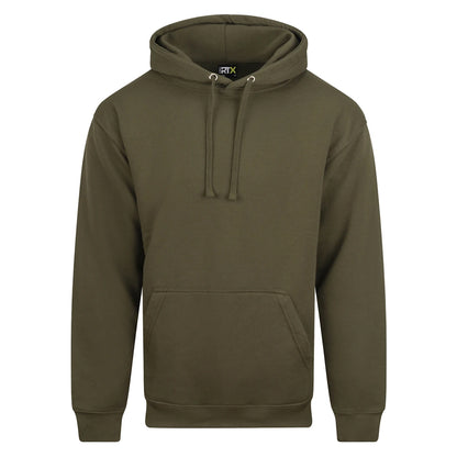 Khaki Green - Front - PRO RTX Mens Hoodie