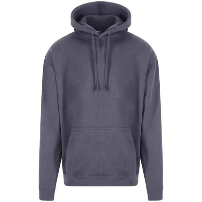 Solid Grey - Front - PRO RTX Mens Hoodie