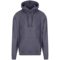 Solid Grey - Front - PRO RTX Mens Hoodie