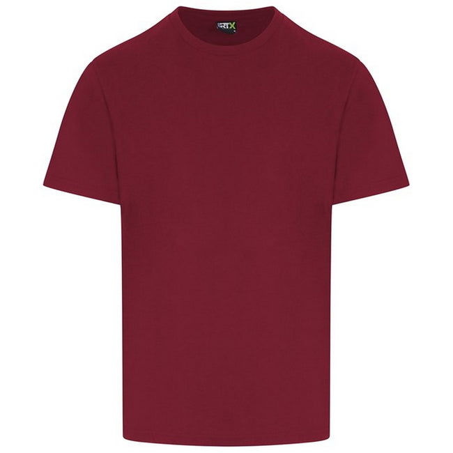 Burgundy - Front - PRO RTX Adults Unisex T-Shirt