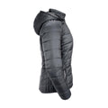 Iron Grey - Side - Russell Womens-Ladies Nano Hooded Jacket