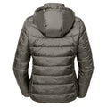 Iron - Back - Russell Womens-Ladies Nano Hooded Jacket