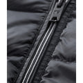 Black - Close up - Russell Womens-Ladies Nano Hooded Jacket