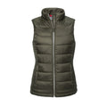 Dark Olive - Front - Russell Womens-Ladies Nano Body Warmer