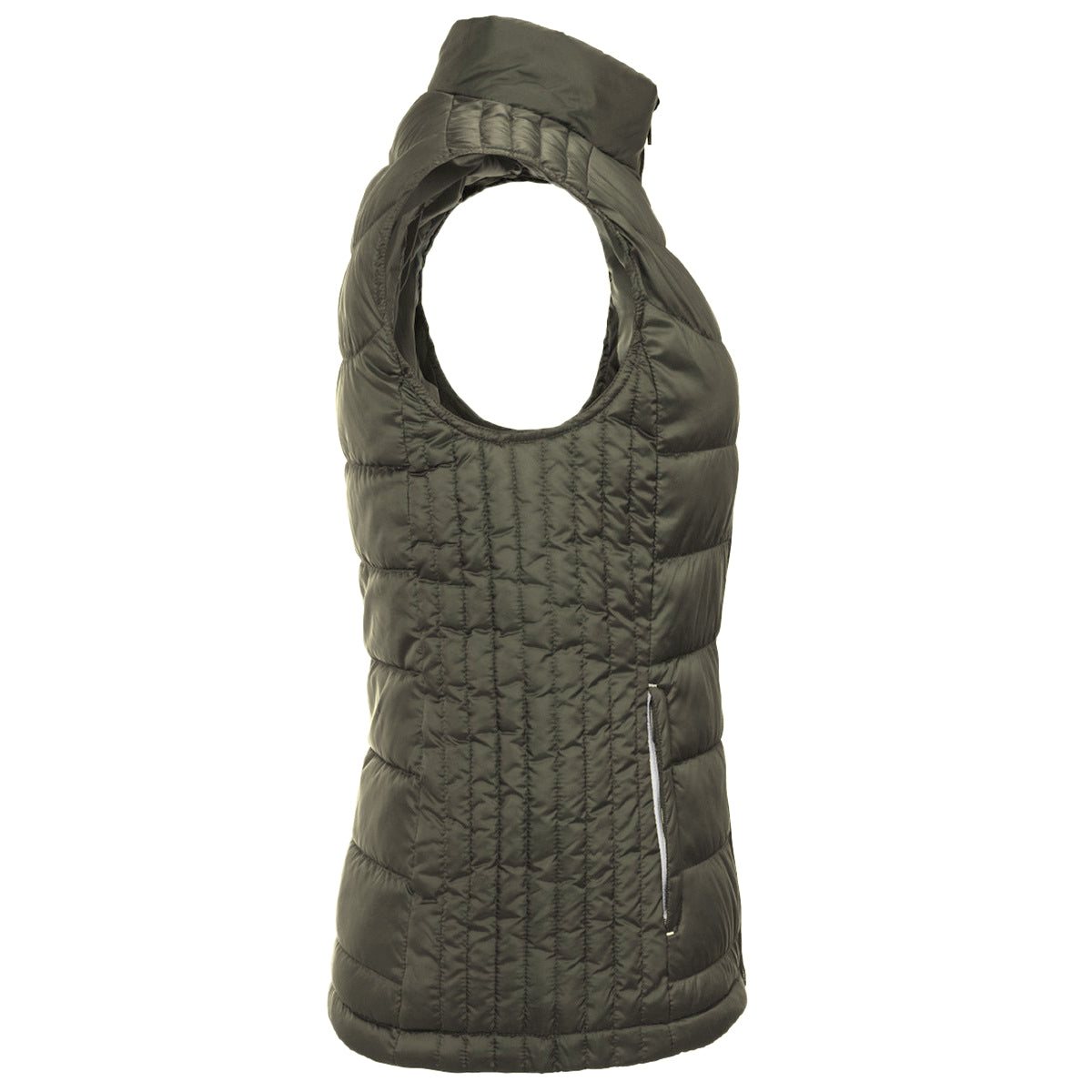 Dark Olive - Back - Russell Womens-Ladies Nano Body Warmer