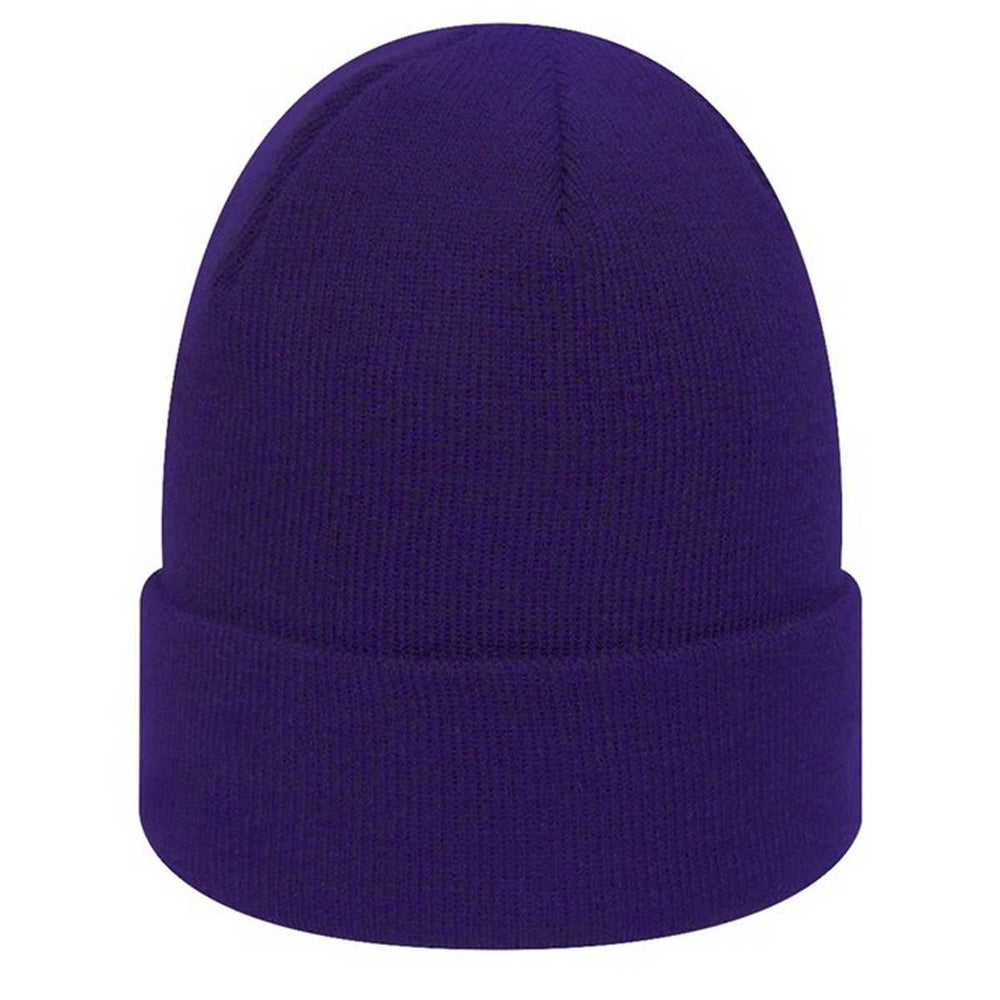 Purple - Back - New Era Unisex Adult Flag Knitted Beanie