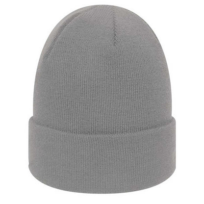 Grey - Back - New Era Unisex Adult Flag Knitted Beanie