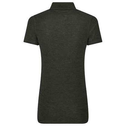 Charcoal - Back - PRO RTX Womens-Ladies Polo Shirt
