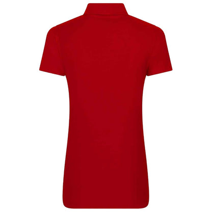 Red - Back - PRO RTX Womens-Ladies Polo Shirt