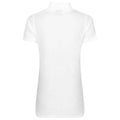 White - Back - PRO RTX Womens-Ladies Polo Shirt