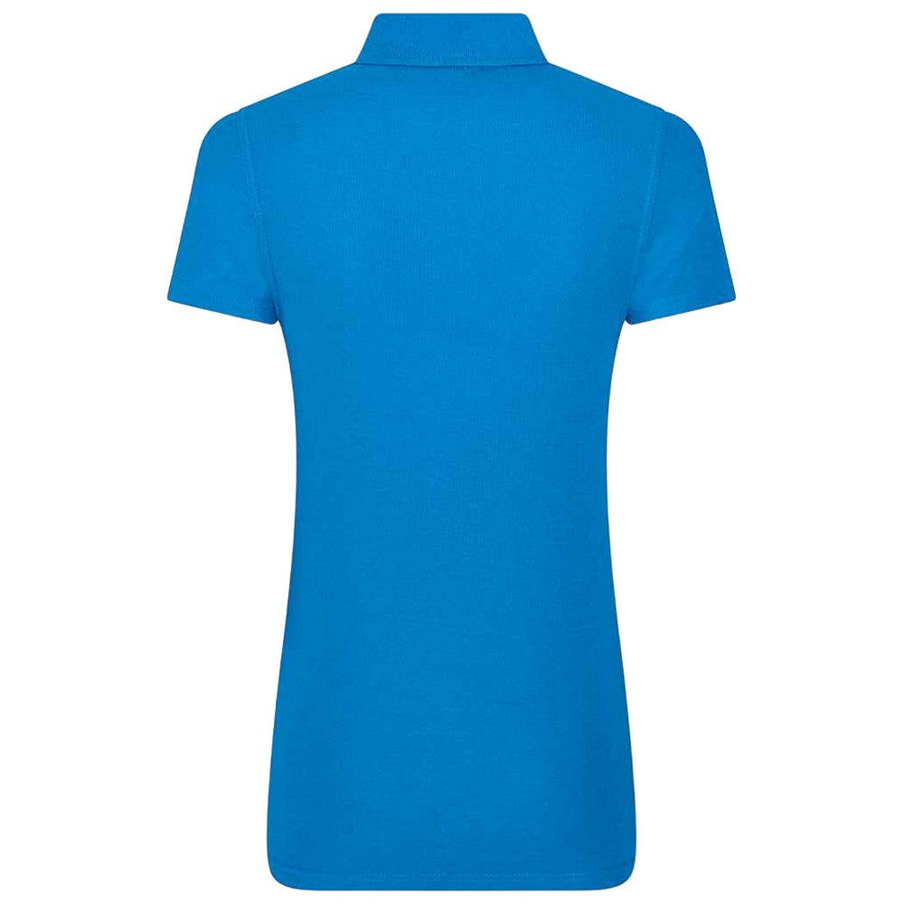 Sapphire Blue - Back - PRO RTX Womens-Ladies Polo Shirt