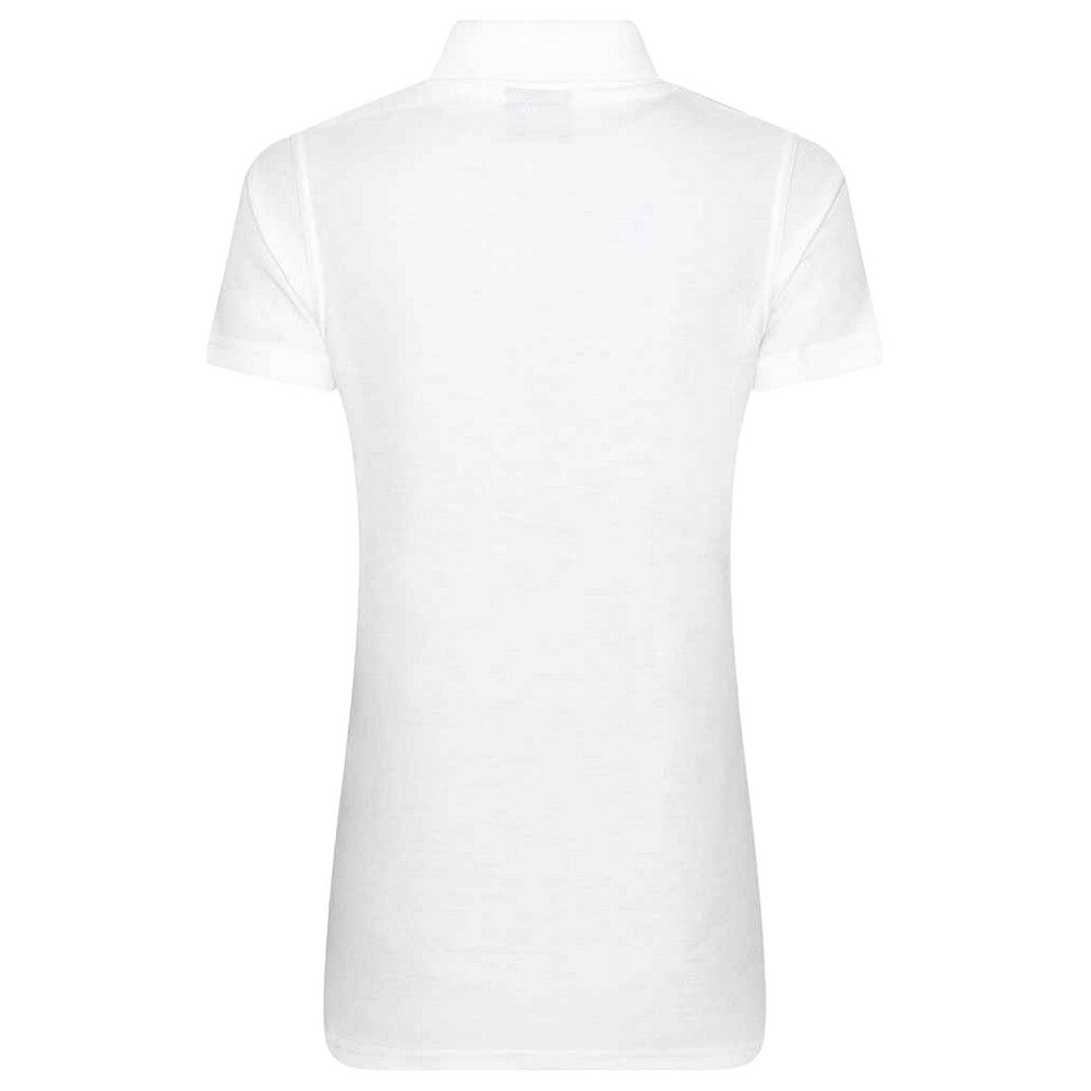 White - Back - PRO RTX Womens-Ladies Polo Shirt