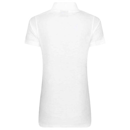 White - Back - PRO RTX Womens-Ladies Polo Shirt