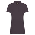 Solid Grey - Front - PRO RTX Womens-Ladies Polo Shirt