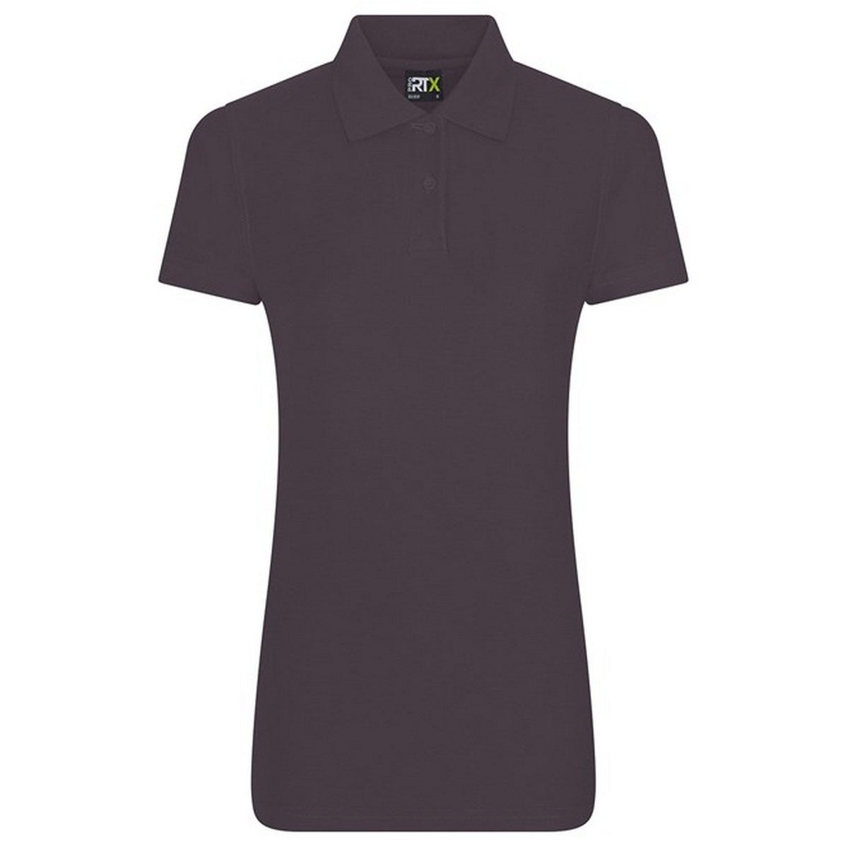 Solid Grey - Front - PRO RTX Womens-Ladies Polo Shirt