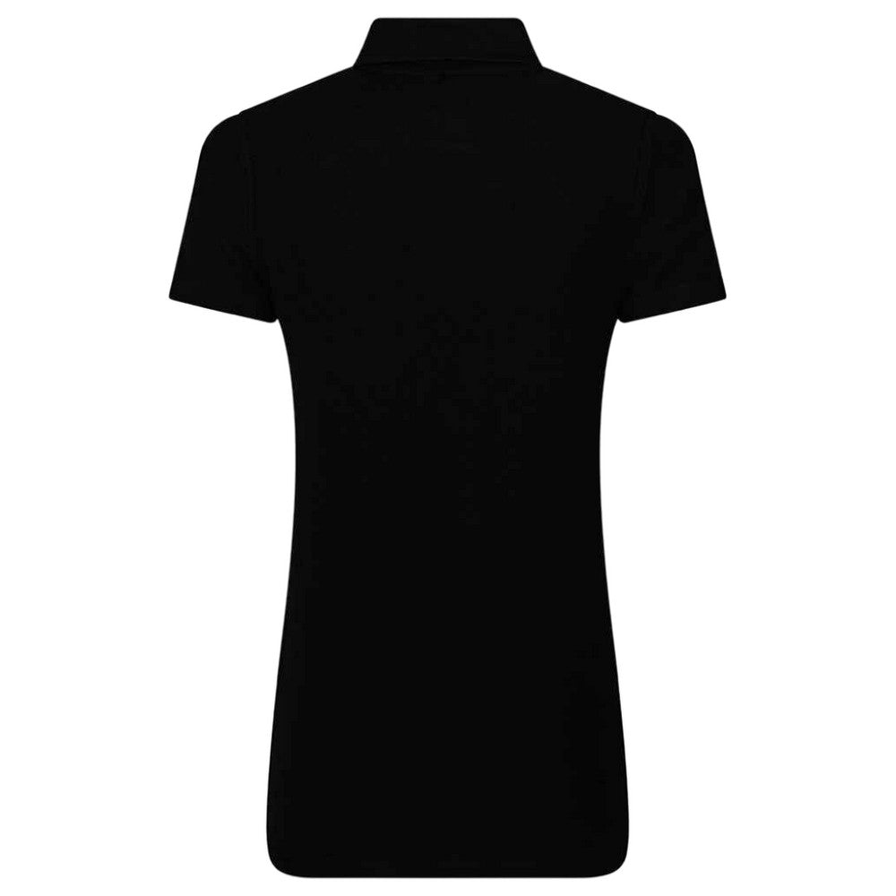 Black - Back - PRO RTX Womens-Ladies Polo Shirt