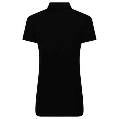 Black - Back - PRO RTX Womens-Ladies Polo Shirt