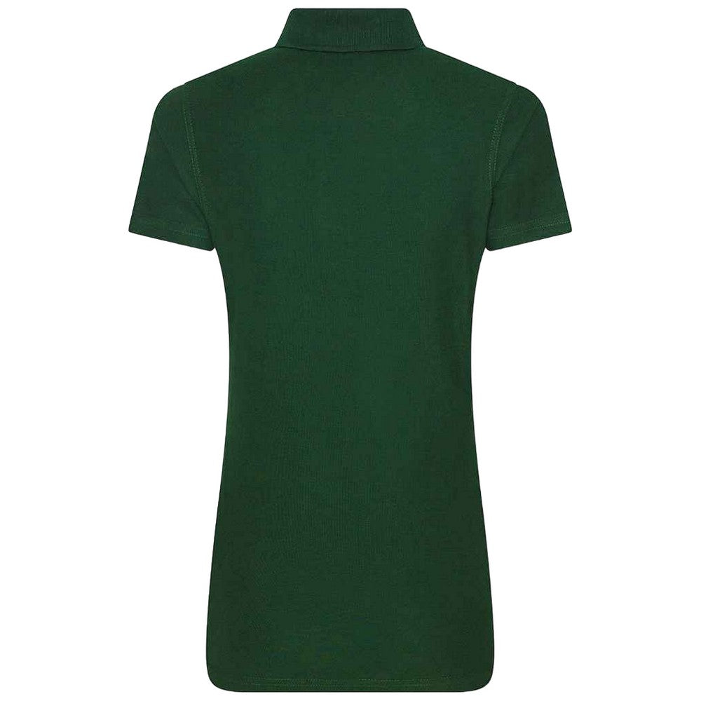 Bottle Green - Back - PRO RTX Womens-Ladies Polo Shirt