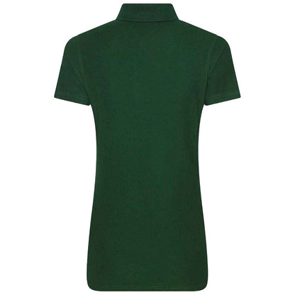 Bottle Green - Back - PRO RTX Womens-Ladies Polo Shirt