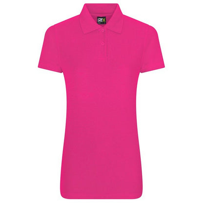 Fuchsia - Front - PRO RTX Womens-Ladies Polo Shirt