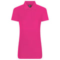 Fuchsia - Front - PRO RTX Womens-Ladies Polo Shirt