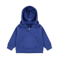 Royal Blue - Front - Larkwood Toddler-Baby Hooded Sweatshirt - Hoodie