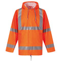 Orange - Front - Yoko Mens Softflex U-Dry High-Vis Jacket