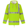 Yellow - Front - Yoko Mens Softflex U-Dry High-Vis Jacket