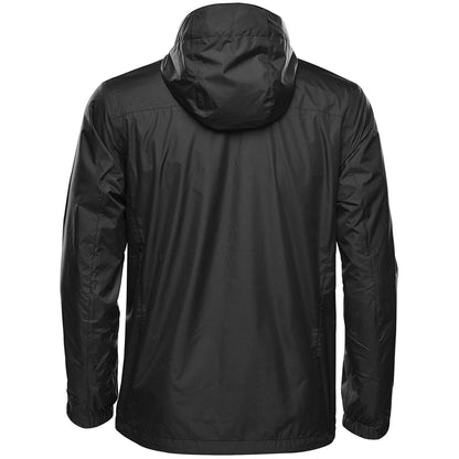 Black-Azure Blue - Side - Stormtech Mens Olympia Shell Jacket
