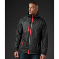 Black-Bright Red - Back - Stormtech Mens Olympia Shell Jacket