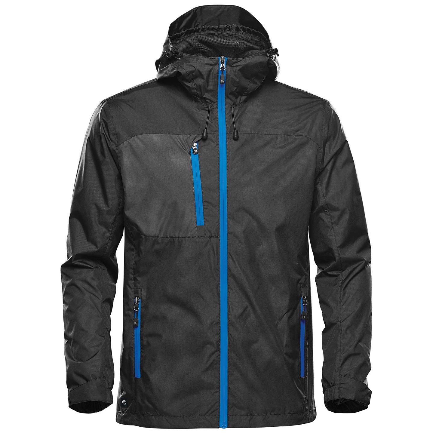 Black-Azure Blue - Front - Stormtech Mens Olympia Shell Jacket
