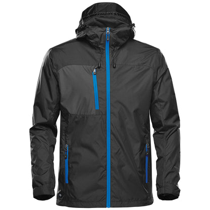 Black-Azure Blue - Front - Stormtech Mens Olympia Shell Jacket