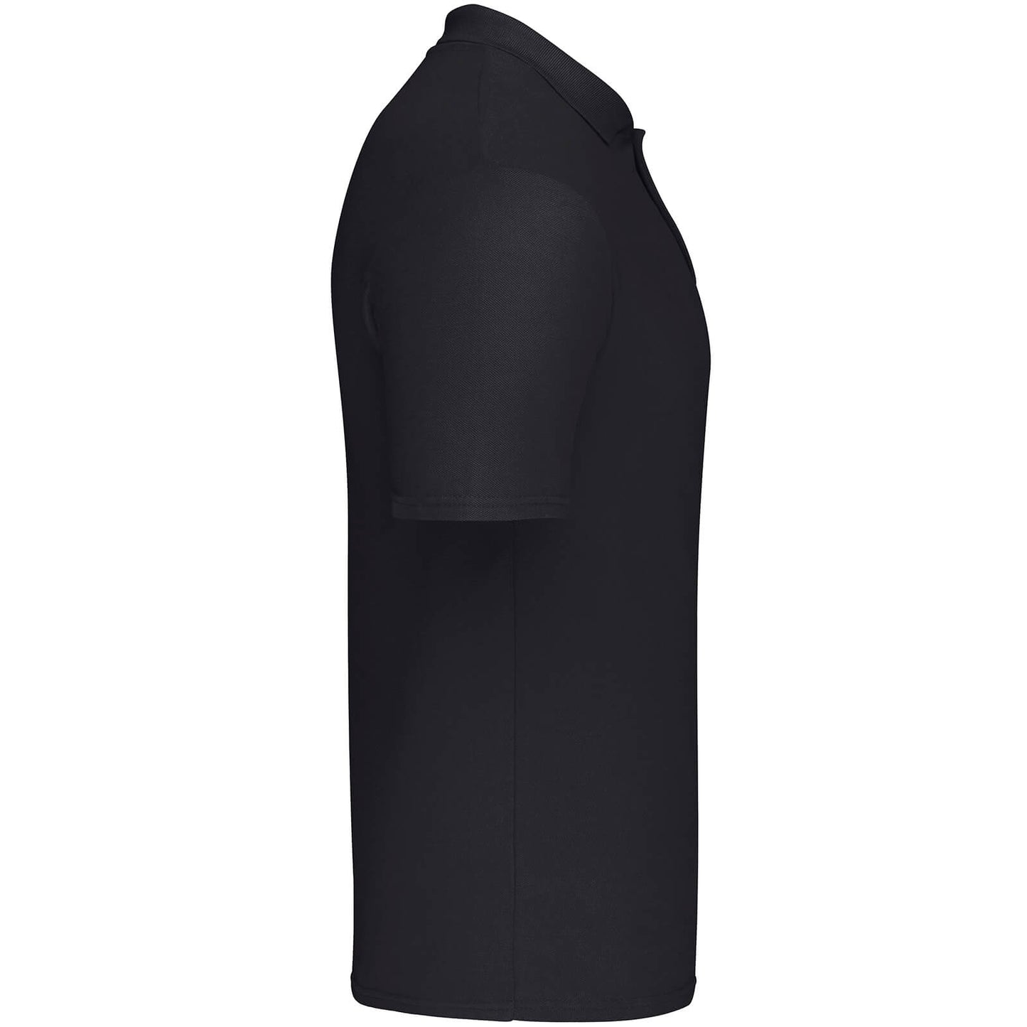 Black - Side - Fruit Of The Loom Mens Original Polo Shirt