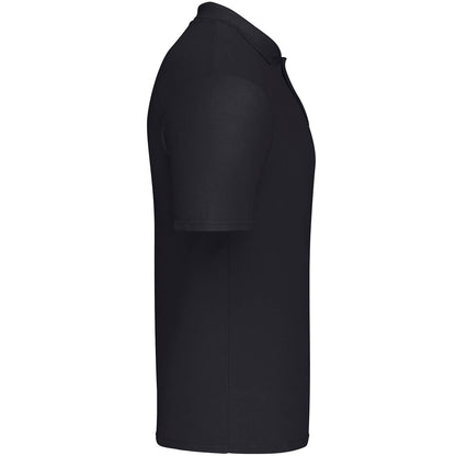 Black - Side - Fruit Of The Loom Mens Original Polo Shirt