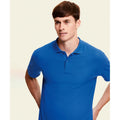 Royal Blue - Back - Fruit Of The Loom Mens Original Polo Shirt