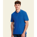 Royal Blue - Side - Fruit Of The Loom Mens Original Polo Shirt