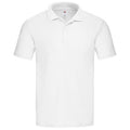 White - Front - Fruit Of The Loom Mens Original Polo Shirt