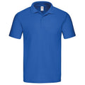 Royal Blue - Front - Fruit Of The Loom Mens Original Polo Shirt