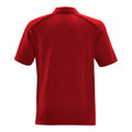 Bright Red-Black - Back - Stormtech Mens Endurance Polo Shirt